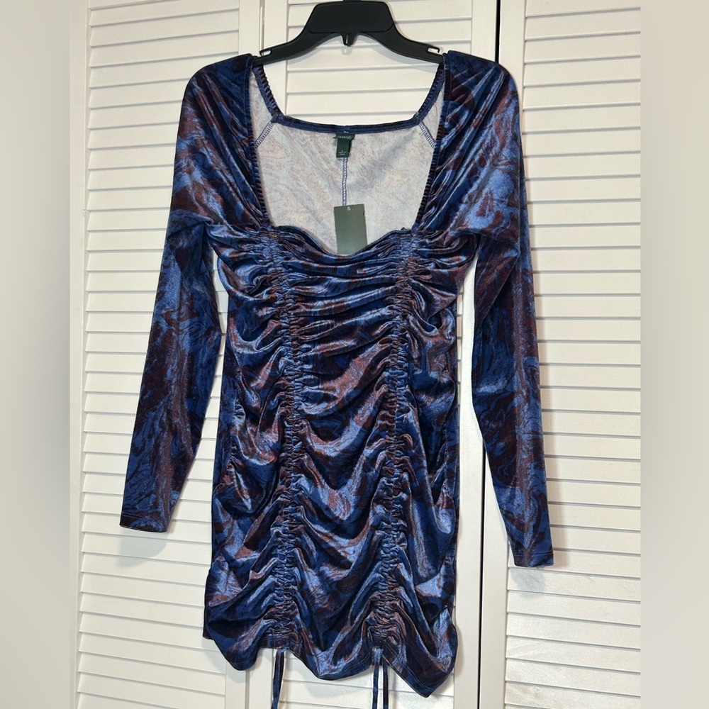 Velvet Wild Fable body con dress